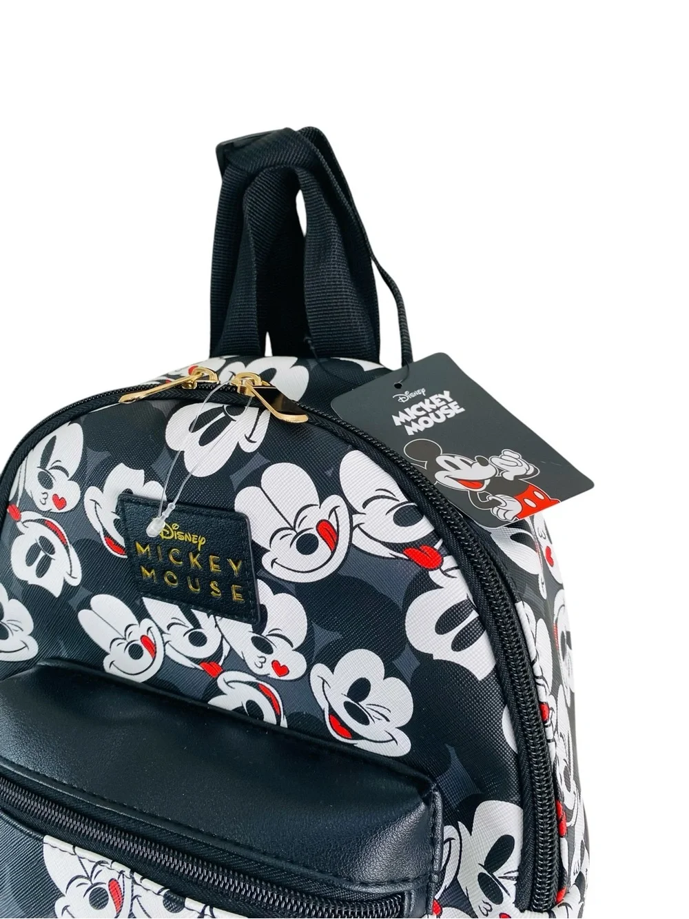 Disney Mickey Mouse All Over Print Winking Mini Backpack